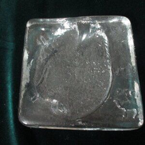 Vintage Joe Camel Hoof Heavy Glass Ashtray
